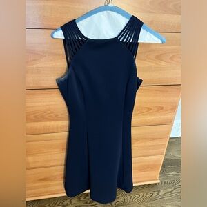 Navy cocktail dress